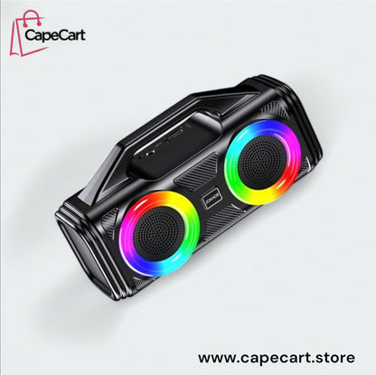 🔥 Portable Wireless Bluetooth Speaker – Deep Bass, RGB Lights & HD Sound!