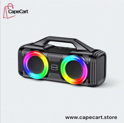 🔥 Portable Wireless Bluetooth Speaker – Deep Bass, RGB Lights & HD Sound!